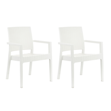 Set 2 Sillones Rattan Milano