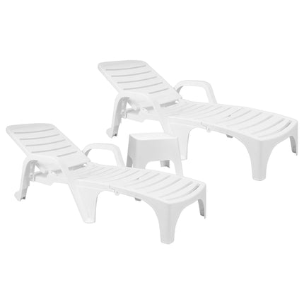 Set 2 Reposeras Carilo + Mesa Sunset