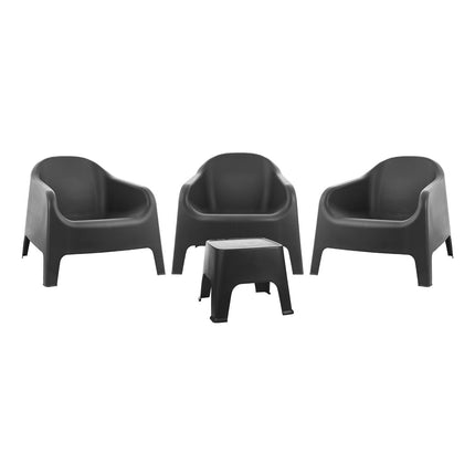 Set 3 Sillones Skarpo + Mesa Sunset