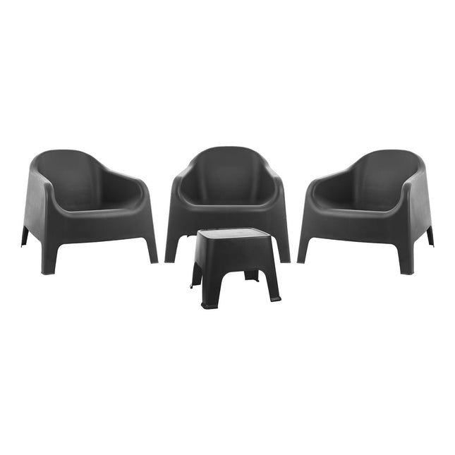 Set 3 Sillones Skarpo + Mesa Sunset