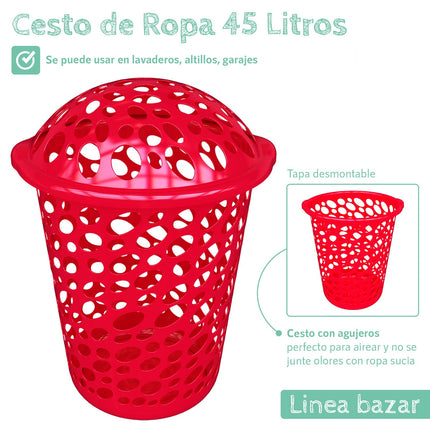 Cesto de Ropa Laundry 45 litros