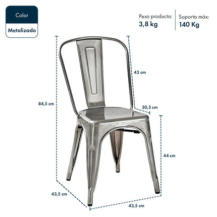 Silla Tolix Laqueada