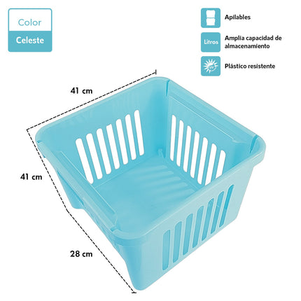 Canasto Multiuso Cuadrado