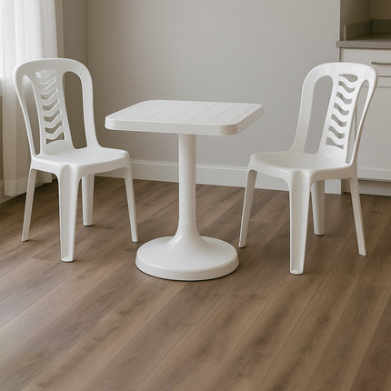 Mesa Cuadrada Iguazú Pata Central