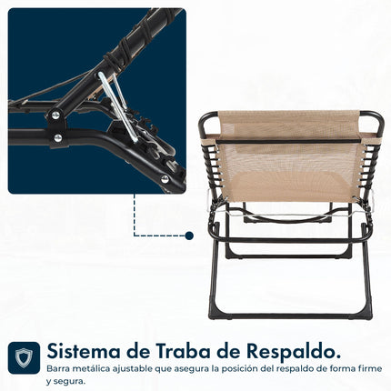 Reposera Catre Grande Plegable Gravedad Cero