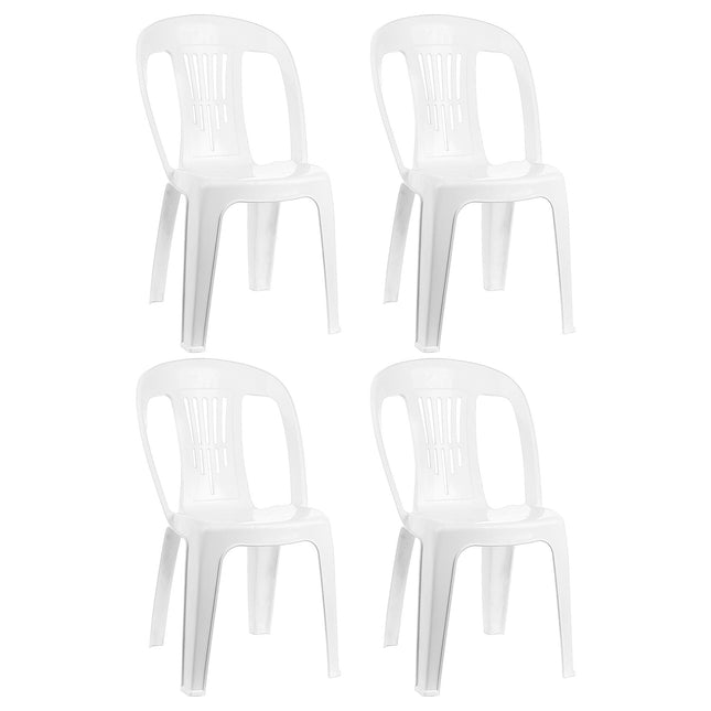 Set 4 Sillas Plasticas Antonella