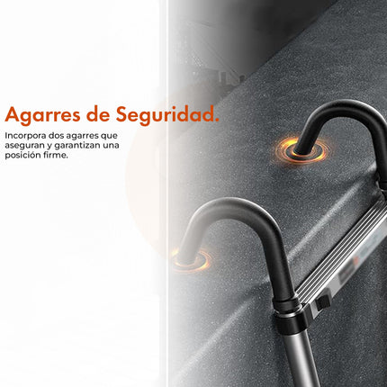 Escalera Multifunción Telescopica 9 Escalones Extensible 2,6 Mts