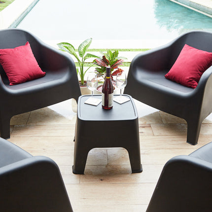 Set 4 Sillones Skarpo + Mesa Sunset