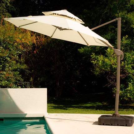 Sombrilla Lateral Beige 3 mts