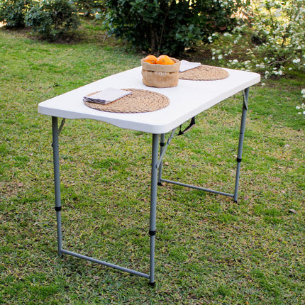 Set Mesa Plegable Picnic 1.20 cm mas 4 Sillas Plegables Paris