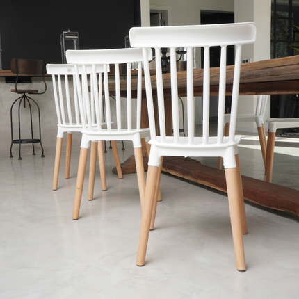 Set 4 Sillas de Diseño Windsor