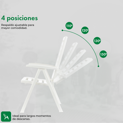 Reposera Ipanema 5 Posiciones