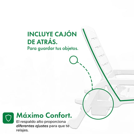 Reposera Toronto 5 Posiciones