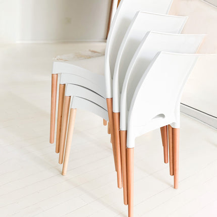 Set Mesa Eames 1.20mts + 4 Sillas de diseño Cannes