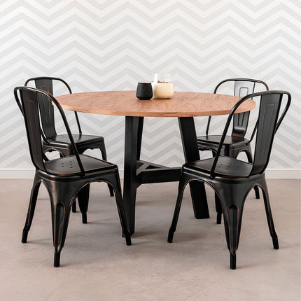 Set 4 Sillas Tolix Hierro