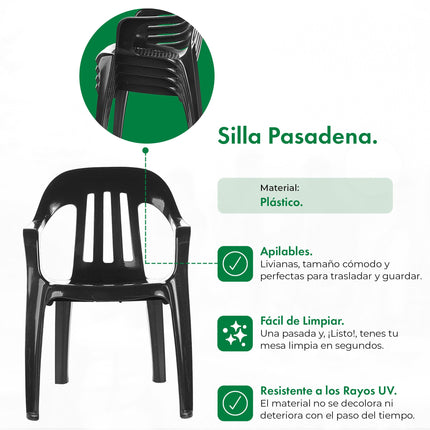 Set 4 Sillas Pasadena