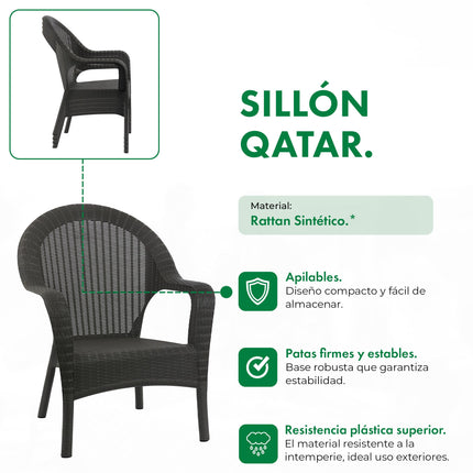 Sillon Qatar Rattan