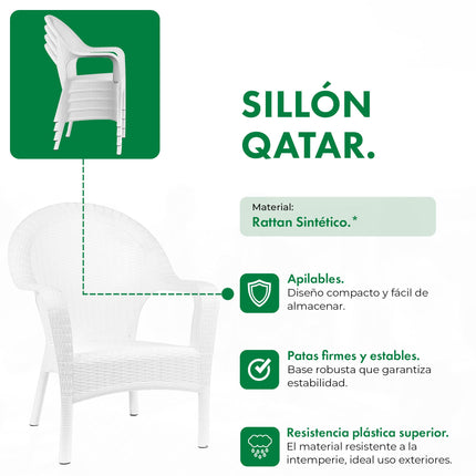 Sillon Qatar Rattan