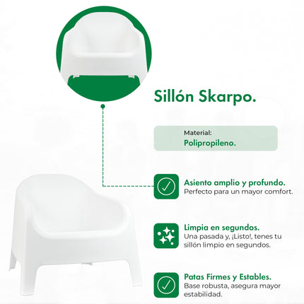 Set 2 Sillones Skarpo + Mesa Sunset