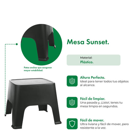 Set 2 Sillones Skarpo + Mesa Sunset