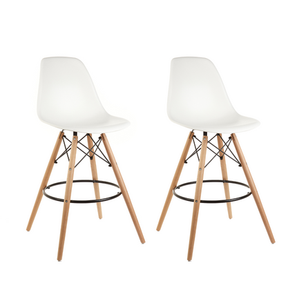 Set 2 Banquetas Taburete Eames