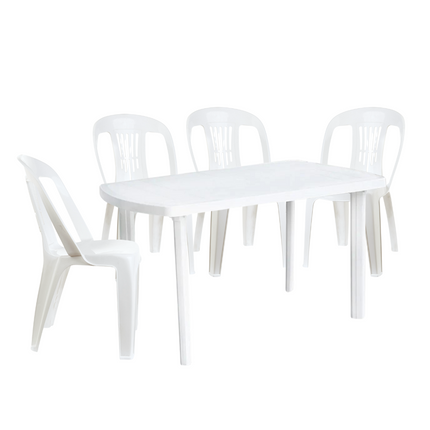 Mesa Maldiva + 4 Sillas Antonella