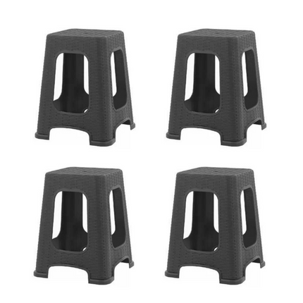 Set 4 Banquetas Rattan Cerdeña