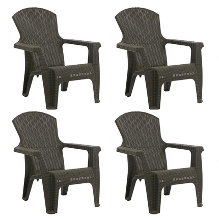 Set 4 Sillones Roma Rattan
