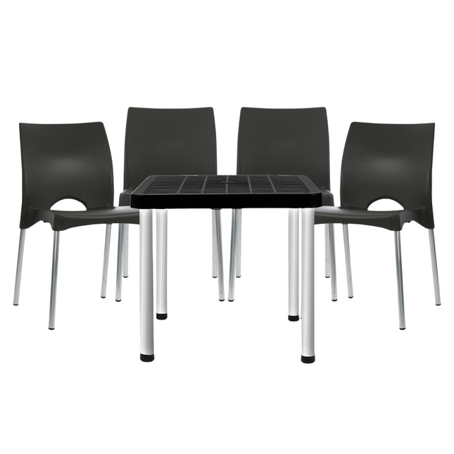 Mesa Timbu + 4 Sillas Boston