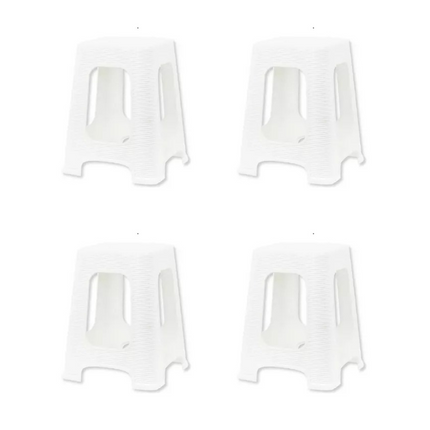 Set 4 Banquetas Rattan Cerdeña