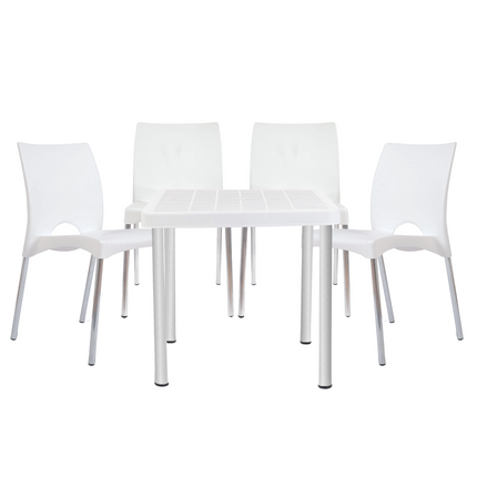 Mesa Timbu + 4 Sillas Boston