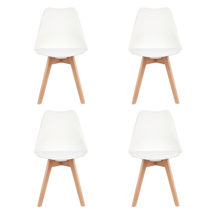 Set 4 Sillas de Diseño Tulip