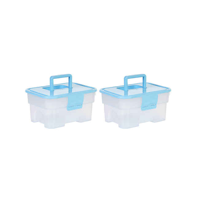 Set 2 Cajas Handy Box 15l.