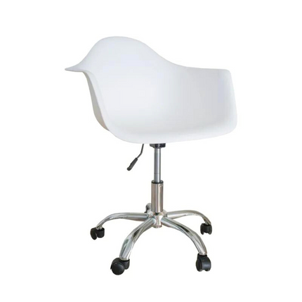 Sillon de oficina Eames Giratorio con Ruedas