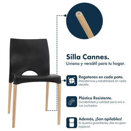 Silla de Diseño Cannes