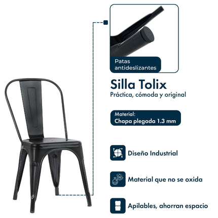Silla Tolix Hierro
