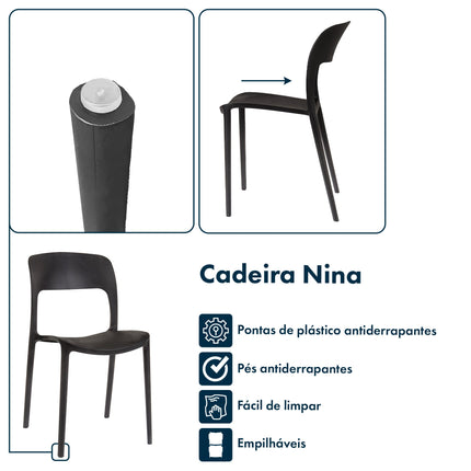 Set 6 Sillas de Diseño Nina