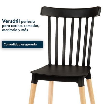 Set 4 Sillas de Diseño Windsor