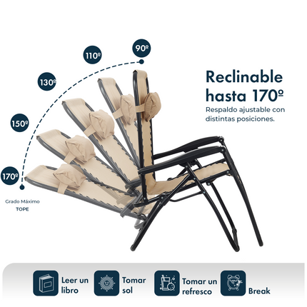 Reposera Gravedad Cero