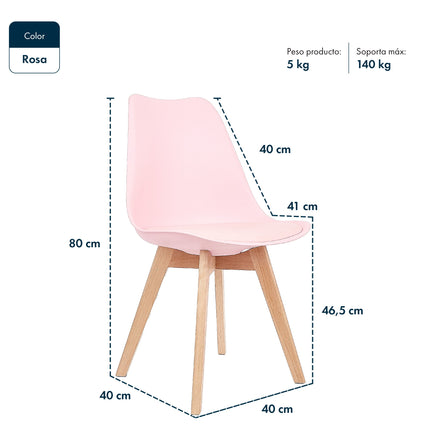 Set 2 Sillas de Diseño Tulip