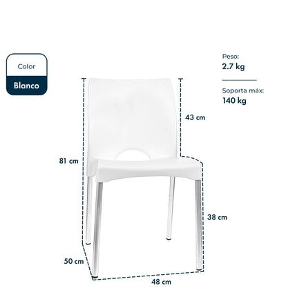 Mesa Timbu + 4 Sillas Boston