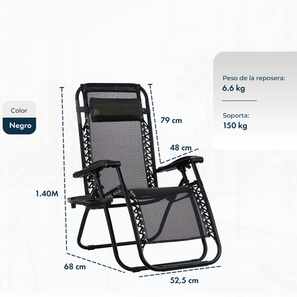 Reposera Gravedad Cero