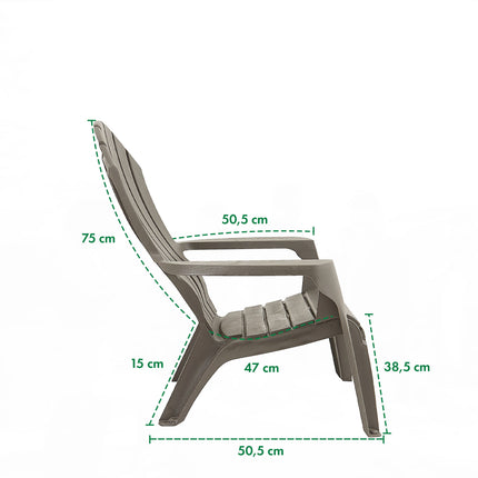 Set 2 Sillones Miami + Mesa Puket