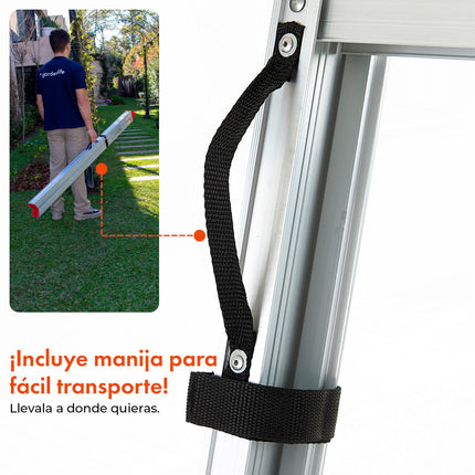 Escalera Aluminio plegable Ultra Compacta 3 escalones