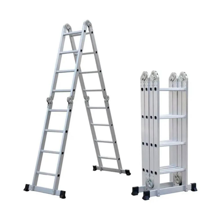 Escalera Articulada de Aluminio de 16 Escalones 4,24 Mts
