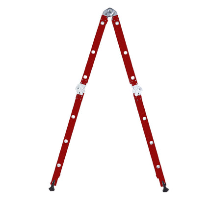 Escalera De Aluminio Articulada 12 Escalones Red Edition