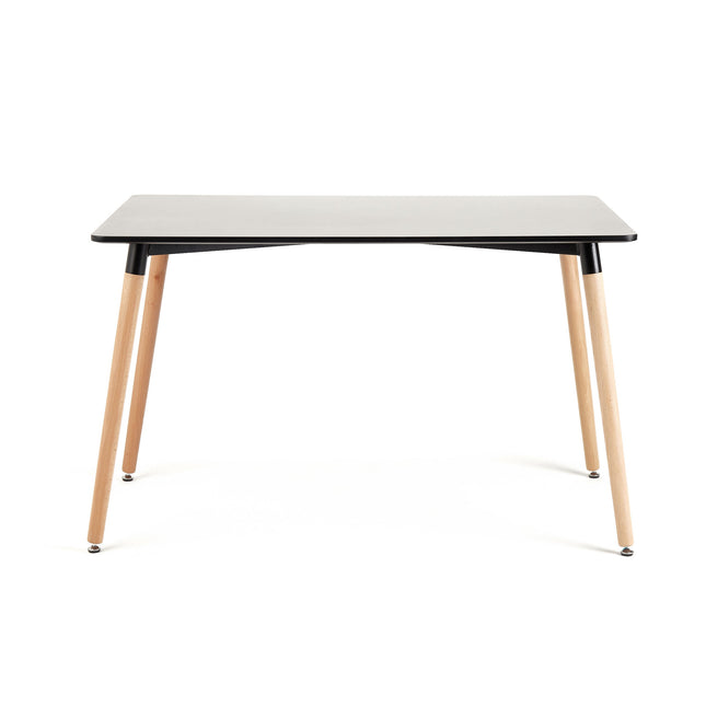 Mesa Rectangular Eames 120x80 + 4 Sillas Windsor