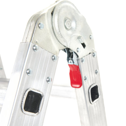 Escalera Tijera de Aluminio 6 Escalones 1,75 Mts