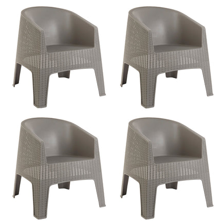 Set 4 Sillones Ibiza Rattan