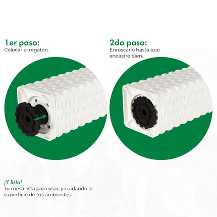 Mesa Rattan Niza 150x90cm